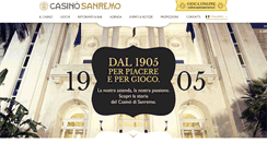 Desktop Screenshot of casinosanremo.it